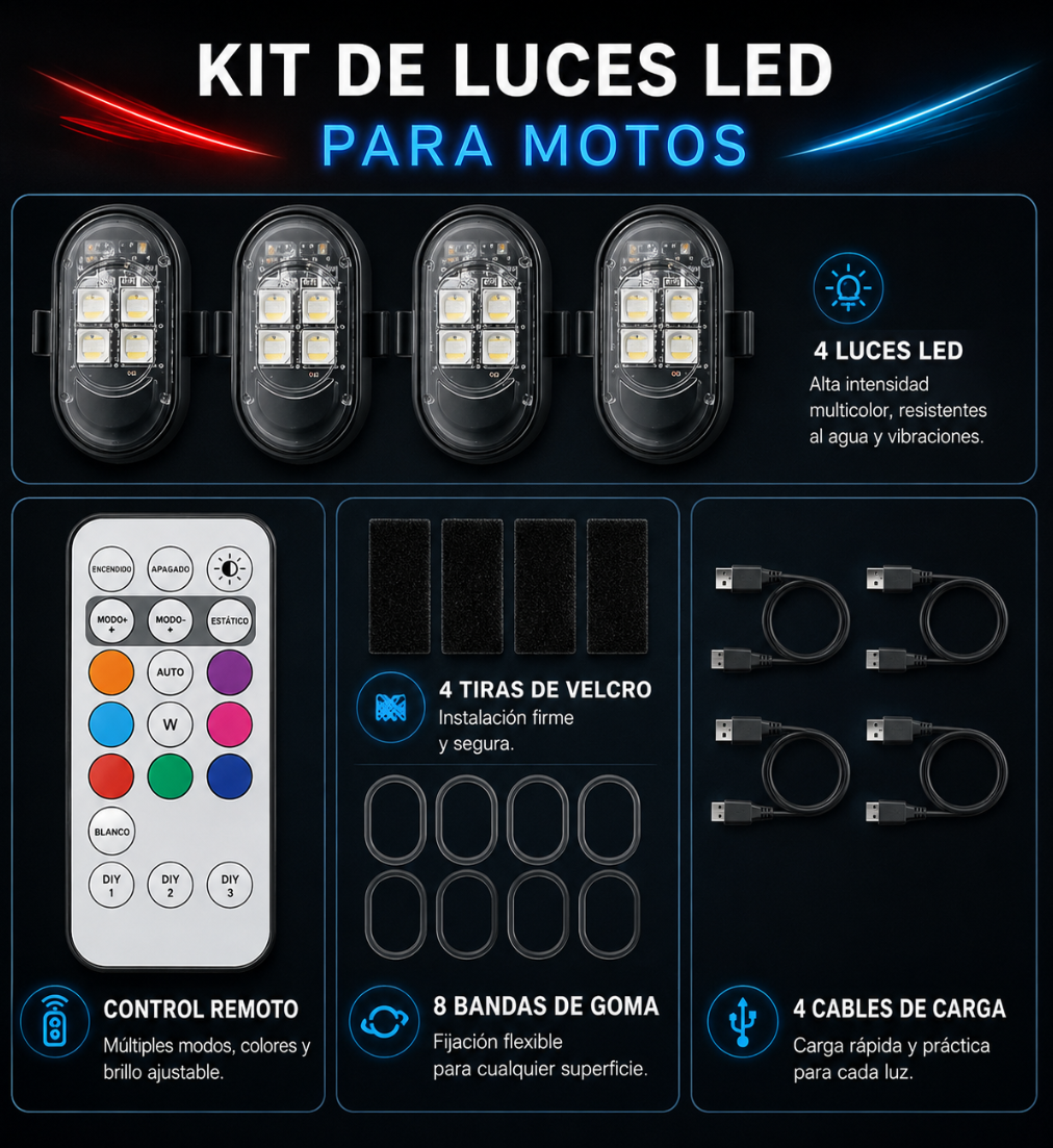 RGB LED Light Pro Kit with Remote